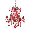 Lustre Ishela Luxo Vermelho
