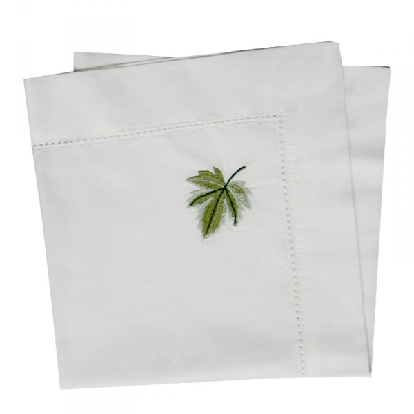 Guardanapo de Algodão Folha